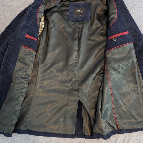 Mexx Navy Metropolitan Corduroy Blazer - Slim 42 - Picture 14 of 14